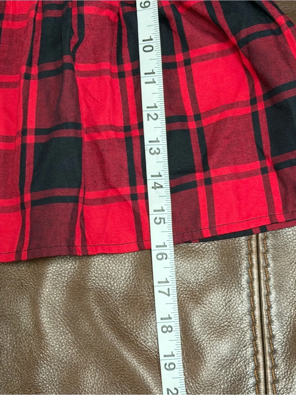 The Children's Place NWT Red & Black Plaid Ruffle Shoulder Dress holiday.   #257